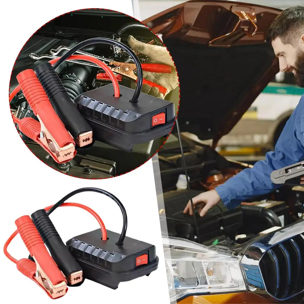 Convertidor, Cargador,Arrancador de Emergencia para Coche, Compatible con Baterías de Litio Makita, Accesorios de Arranque