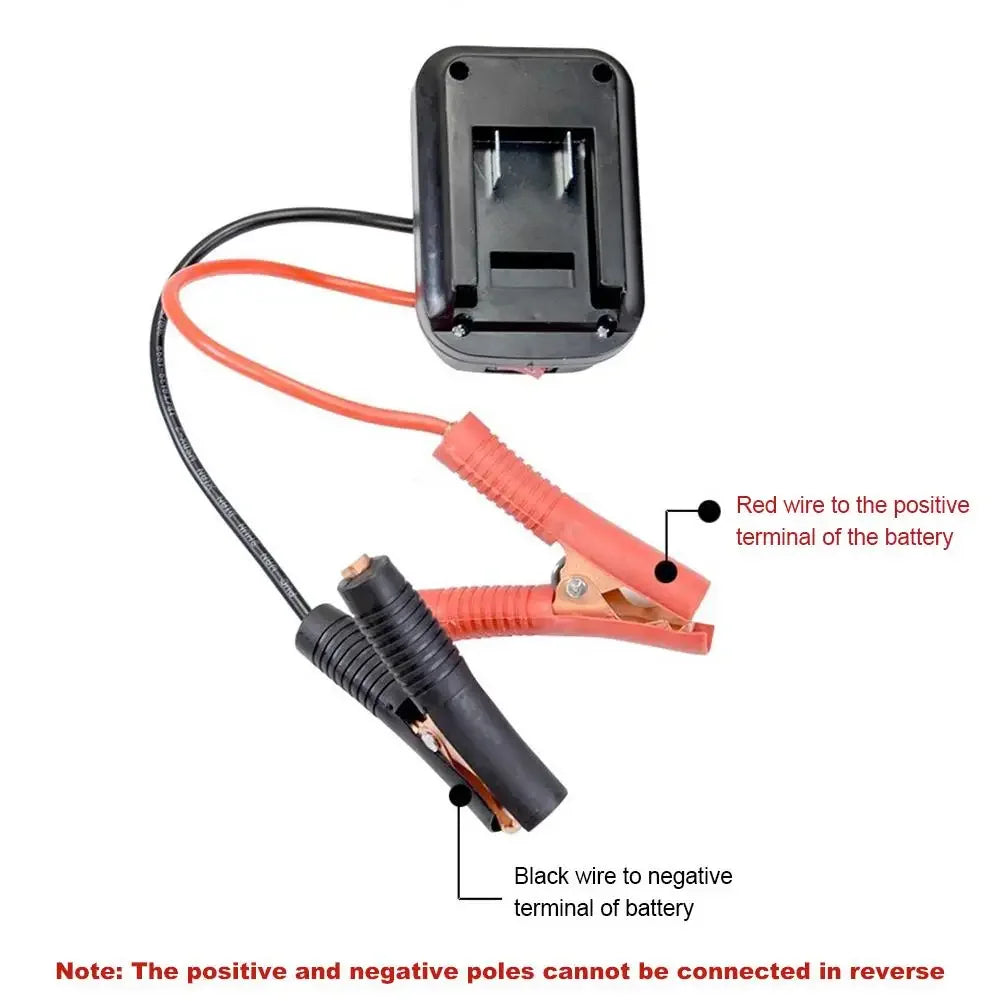 Convertidor, Cargador,Arrancador de Emergencia para Coche, Compatible con Baterías de Litio Makita, Accesorios de Arranque