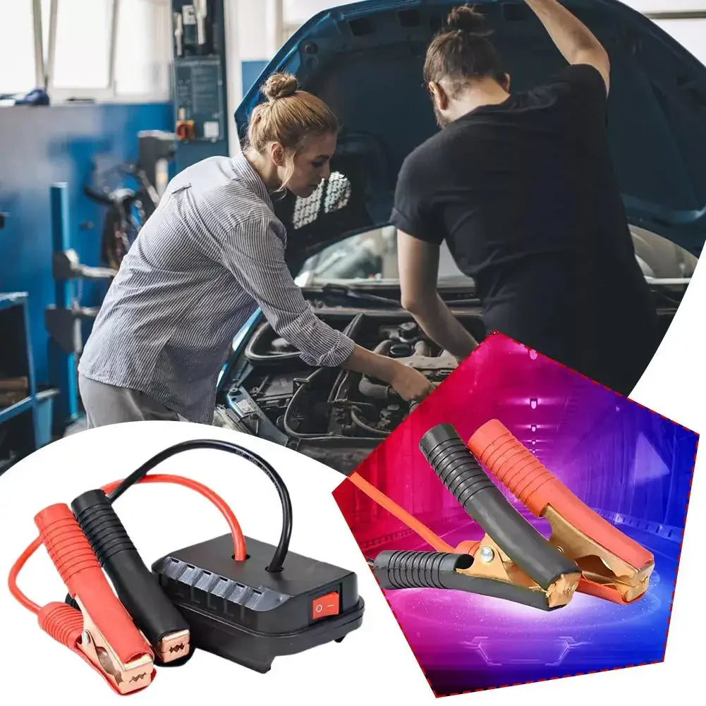 Convertidor, Cargador,Arrancador de Emergencia para Coche, Compatible con Baterías de Litio Makita, Accesorios de Arranque