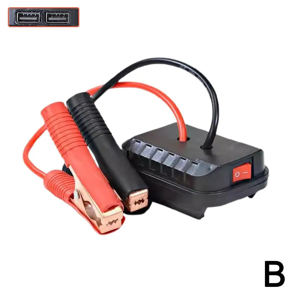 Convertidor, Cargador,Arrancador de Emergencia para Coche, Compatible con Baterías de Litio Makita, Accesorios de Arranque