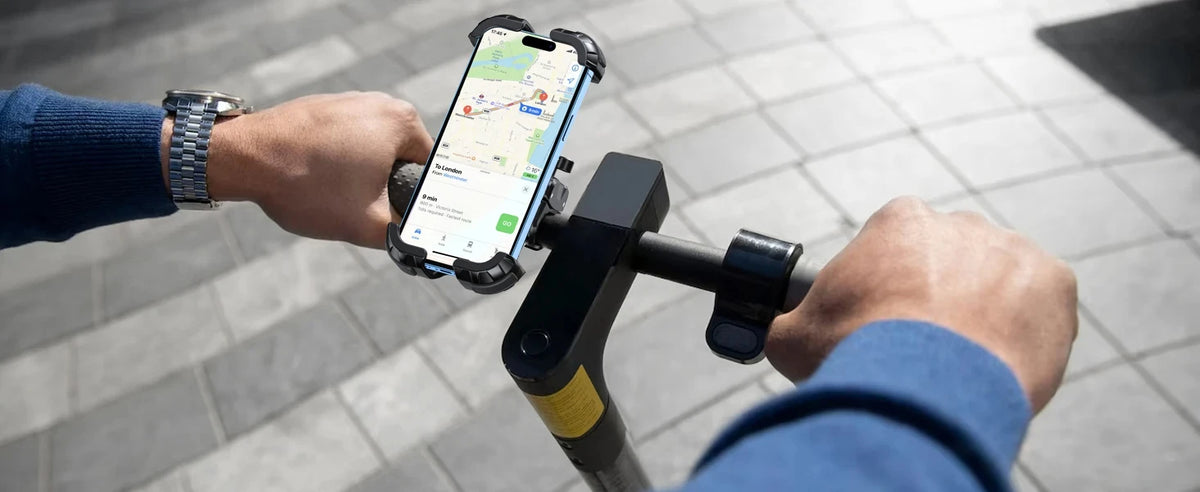 Motorcycle, mountain bike, road bike, stable and adjustable 360° rotatable universal mobile phone standSoporte para Celular
